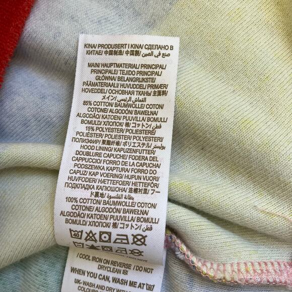 Mini Boden 2-5Y Rainbow Striped Hooded Towel Beach Coverup French Terry - Picture 11 of 13